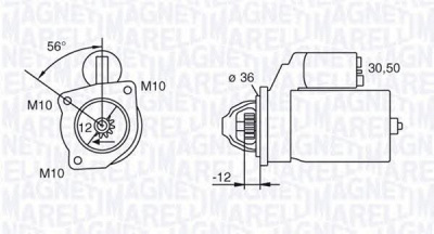 MAGNETI MARELLI 063280090010 -  Стартер